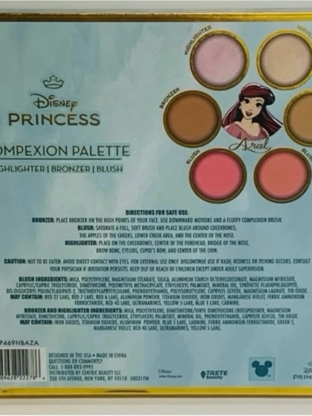 Disney Princess Ariel Complexion Palette -
